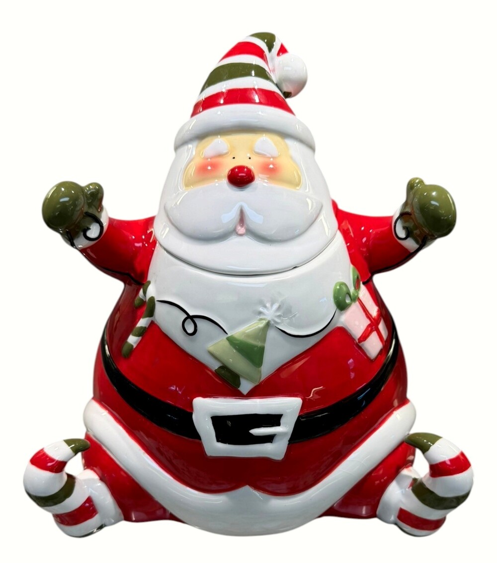 Bella Casa by Ganz Santa Claus Ceramic Cookie Jar – BC11273